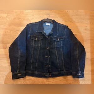 Caslon Women's Dark Blue Denim Jacket